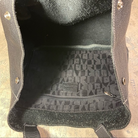 Furla Black Leather Tote Bag